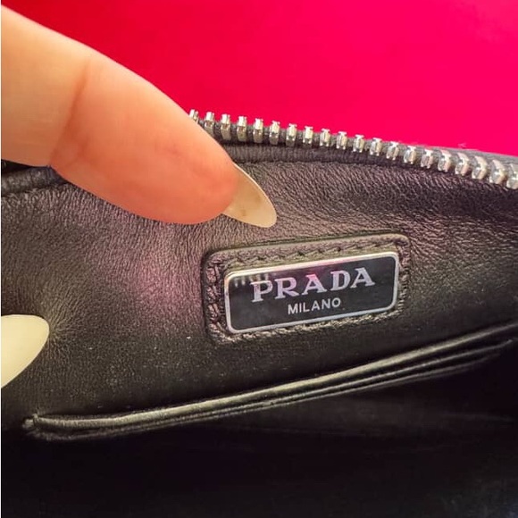 PRADA Saffiano Leather Wristlet Authentic - Picture 12 of 14